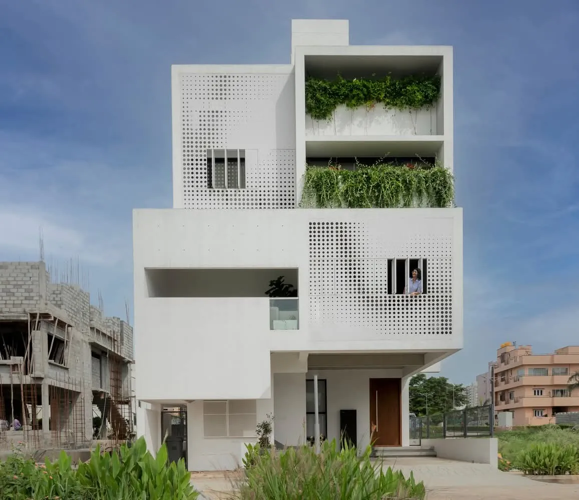 Perforated Facade Villa