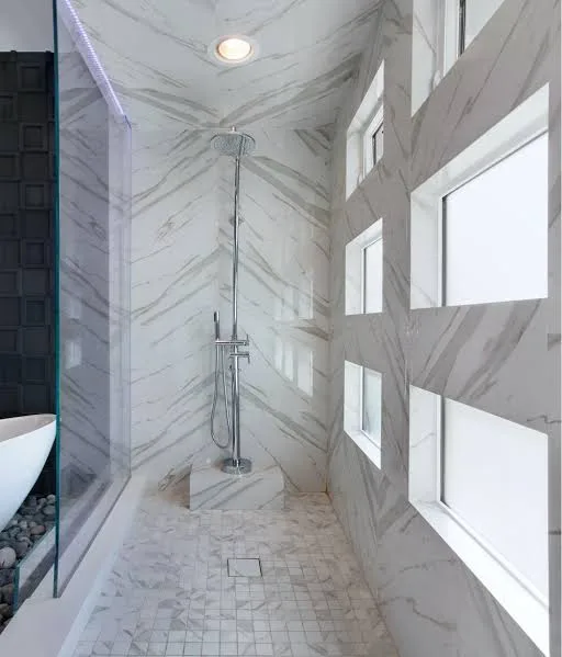 Fish Scale Mosaic Wall