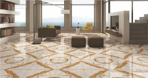 Medallion Pattern Porcelain Floor