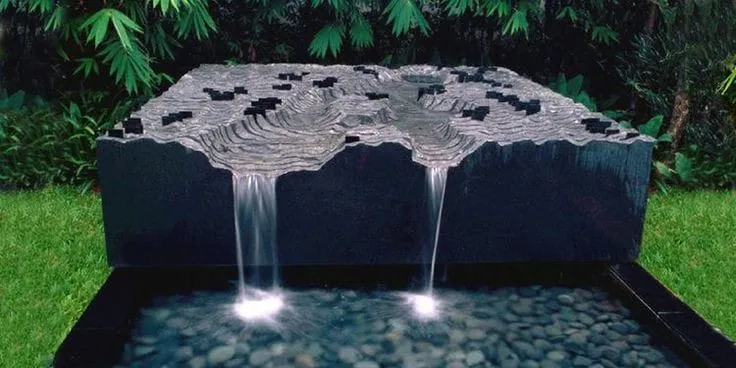 Terraced Stone Waterfall