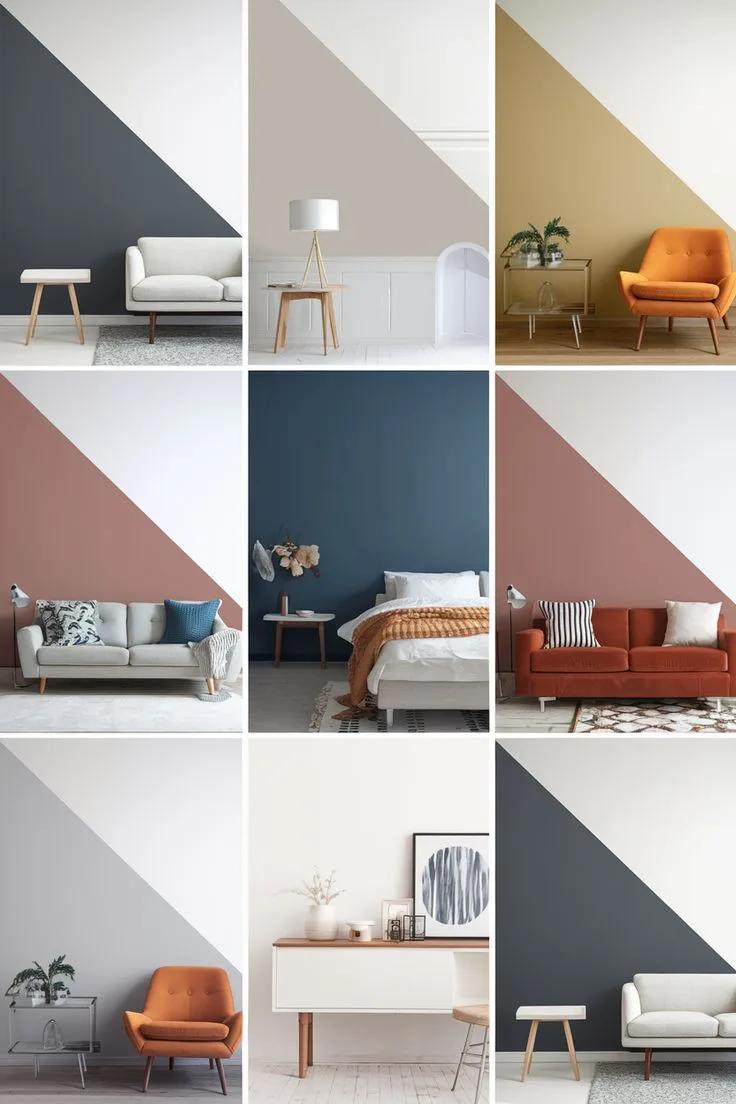 Colour Block Panel Collage