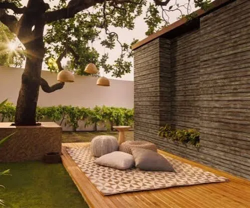 Stone-Plank Texture · Garden Lounge