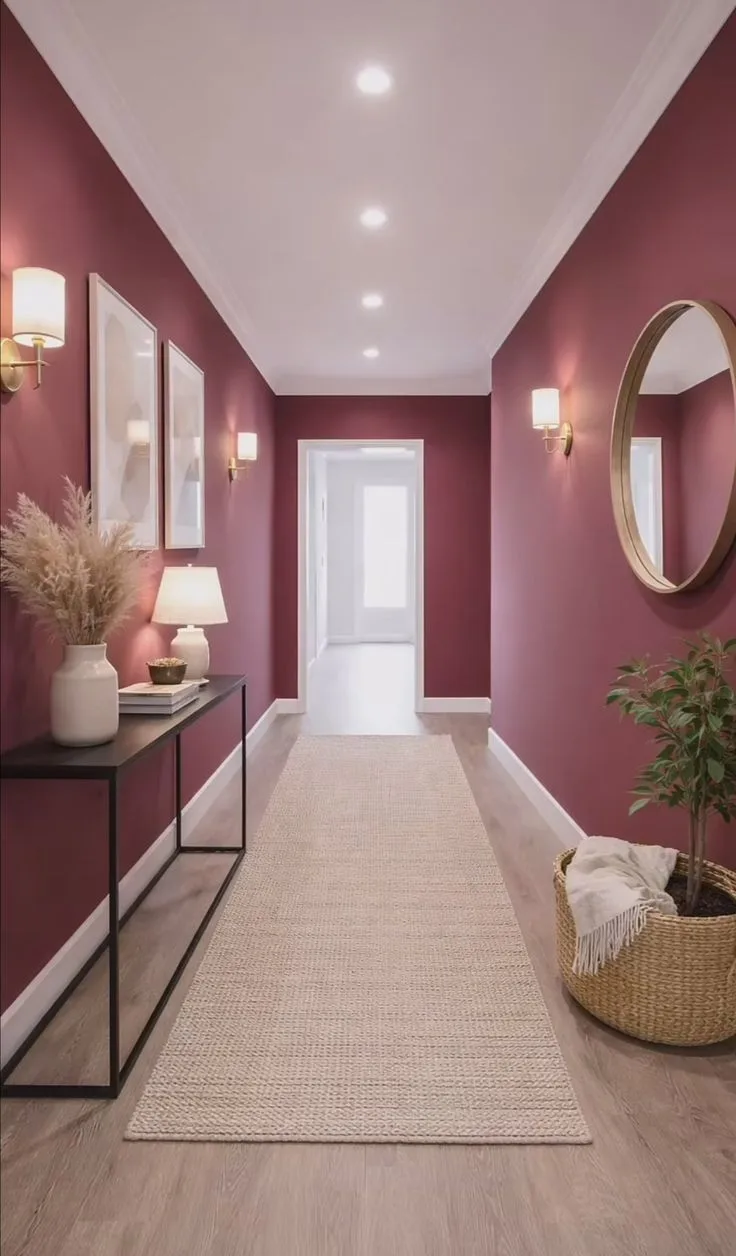 Burgundy Warm · Hallway