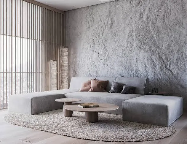 Stone Texture Feature Wall