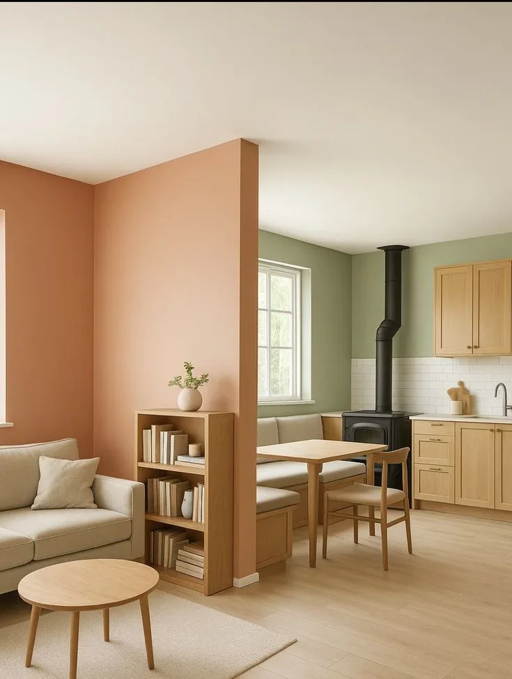 Terracotta & Sage · Kitchen Living