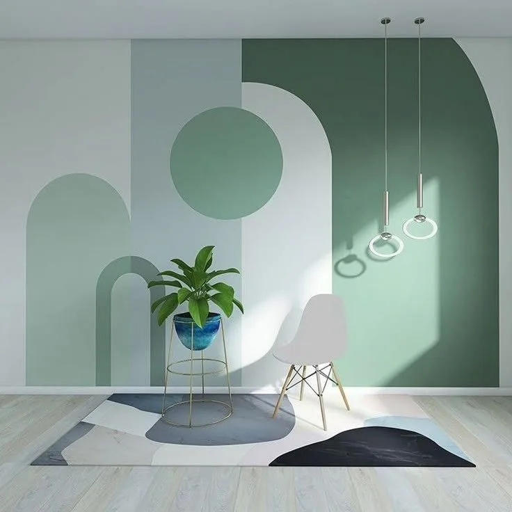 Sage Arch Circles Mural