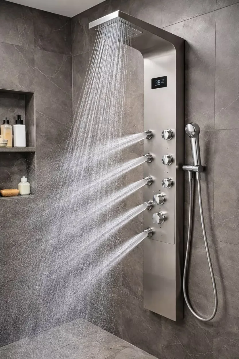 Digital Multi-Jet Shower Panel