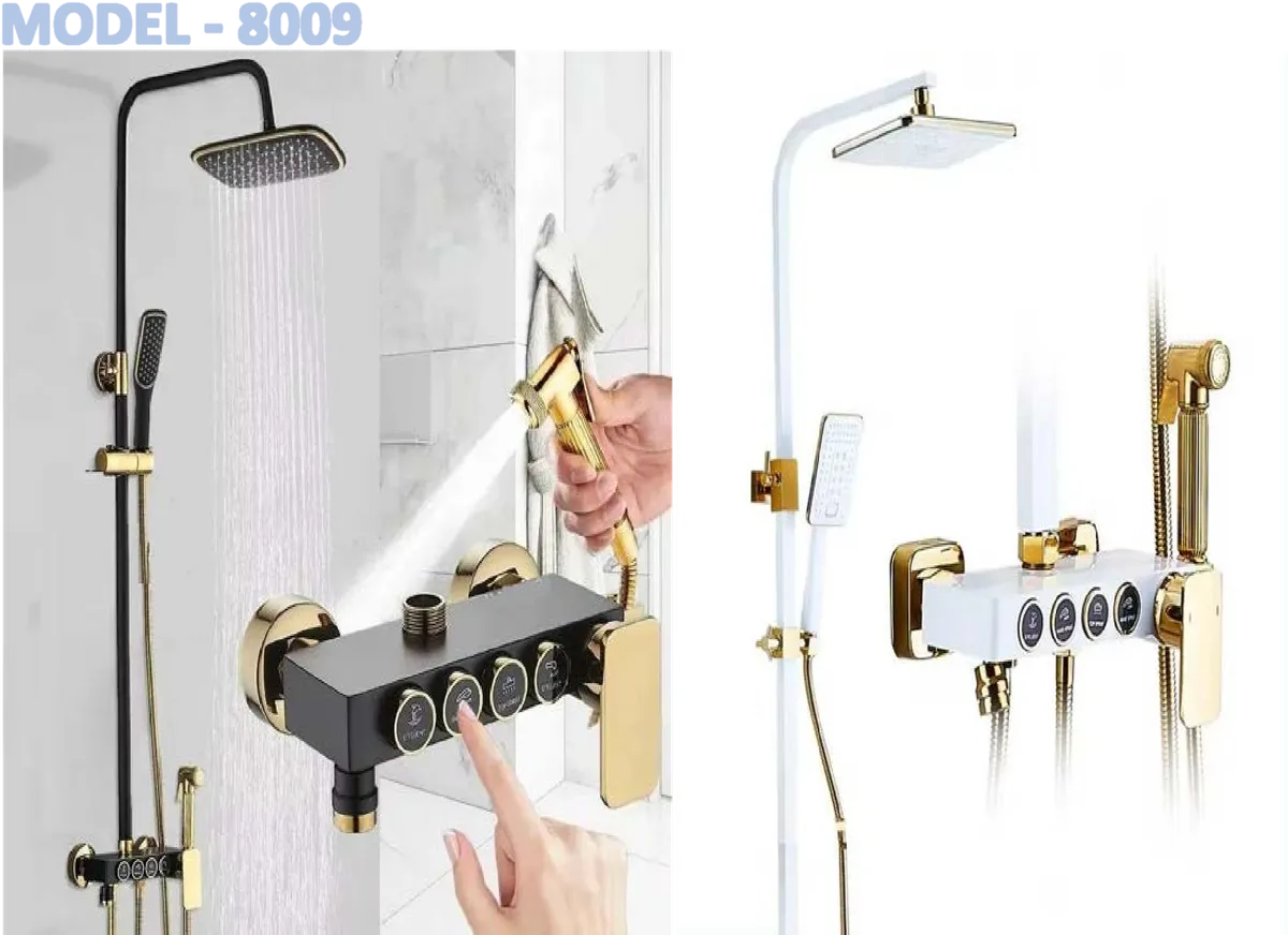 Piano-Key Shower System