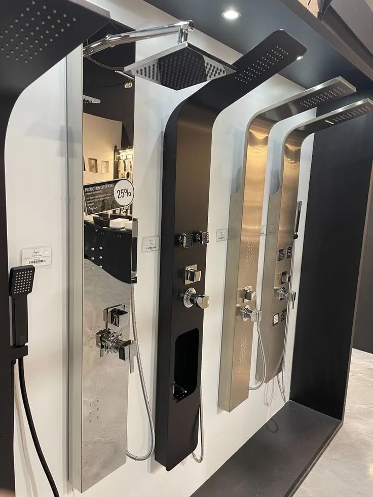 Showroom Shower Panel Display